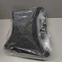 28in Woven Christmas Tree Collar, Chunky Cotton Rope Weave Skirt Basket - Elegant Beige Tree Base Cover for 6ft 7.5ft 9ft Artificial Trees - Holiday Decoration, Natural & Stable(Black)