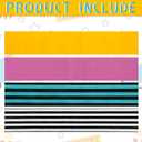 4 Pack Striped and Plain Christmas Table Runner 13 x 72 Inch Linen Tabletop Runner Xmas Table Cloth Cover Supplies for Indoor Outdoor Kitchen Dining Christmas Party Dinner Gatherings Decor