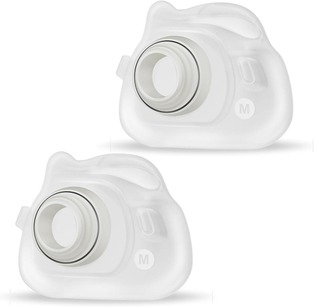 2 Packs Reliable Silicone Cushion for AirFit F40 Full Face Replacement Cushion (M)