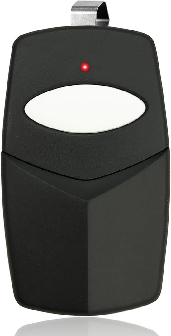 Upgraded for 1050 Stanley Linear Garage Door Opener Remote, 310Mhz 10 Dip Switch Gate Opener Multicode Remote, Replace MCS105015 105015 1082 109410, Stable & Secure, Easy to Carry & Program, 1 Pack (Black)