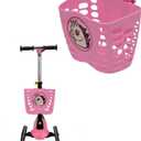 YL TRD Universal Scooter Basket Kids Bike Basket Handlebar Basket for Boys & Girls (Pink)