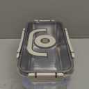 Stainless Steel Bread Box With Handle - A Sealed Bread Storage Container Featuring A Sealed Lid And A Handle, Suitable For Time-Recording Storage. This Bread Box Is Ideal For Preserving Kitchen Food