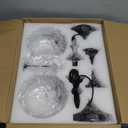 Pendant Lights Kitchen Island 2 Pack, Black Vintage Pendant Light with Detachable Glass Shade, Adjustable Hanging Light for Kitchen Island Lighting, Bathroom, Farmhouse, G9 Base (Bulbs Not Included) - Amazon.com