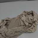 Round Spandex Tablecloth, Elastic Fitted Waterproof Tablecloths for 45"-56" Tables, Stretch Washable Picnic Table Cover for Camping, Dining, Indoor and Outdoor, Taupe