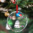 Funny Coworker Gifts for Friends, Glass Christmas Ornaments 2025, Cool Friendship Gift for Adults Women, Work Bestie Gifts, Christmas Decorations Friends Ornament
