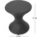 Christopher Knight Home Franklin Outdoor Wicker Hourglass Side Table, Multibrown