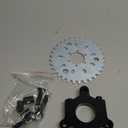 CNC Adapter 32T Sprocket for 1"/1.5"(25mm/38mm) 80cc Motorized Bicycle 415 Chain Replacement Parts for 49cc 50cc 60cc 66cc 80cc 2 Stroke Engine Black