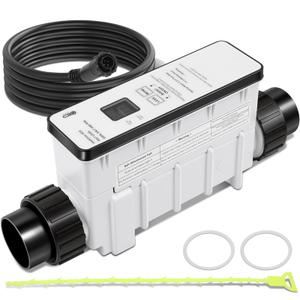 IC40 Salt Cell Saltwater Chlorine Generator, Replacement Cell Compatible with Pentair IC40, EC-520555 Salt Chlorinator System for Inground Pools Up to 40,000 Gallons