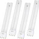 4-Pack PL18-B 18W Replacement Tube Light Bulb Compatible with OttLite Replacement Bulb, Fit for PL18-B-FFP T18330 T186C0 T40112 Type B Fluorescent Bulb, 2G11 Base, 5500K Natural Daylight, 930 LM
