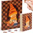 PieceRelax A5 Puzzle Journal 329 Plastic Pieces for Adults - Twinkle Twinkle - Creamy Bread - Book Cover & Notebook, Unique Puzzle Gift, Jigsaw Artwork [YA1060]