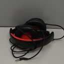 EarFun K1 Kids Headphones Wired with Microphone, 85/94dB Volume Limit Headphones for Kids, Portable Wired Headphone with Shareport, Stereo Sound Foldable Headset for School/Tablet/iPad, Black Red