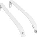 puxyblue 2025 Upgraded HIGH-Strength ABS WR12X22148 GTH18GBDCRWW GTH18GBDDRWW Refrigerator Door Handles 2Pack Replaces Hotpoint GE Refrigerator Door Handle (White)