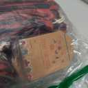 Aviski 120PCS Cotton Small Christmas Drawstring Candy Treat Bags Buffalo Plaid Xmas Xmas Christmas Fabric Goody Gift Sacks Reusable Gift Wrapping Bags Holiday Party Favors - Red/Black