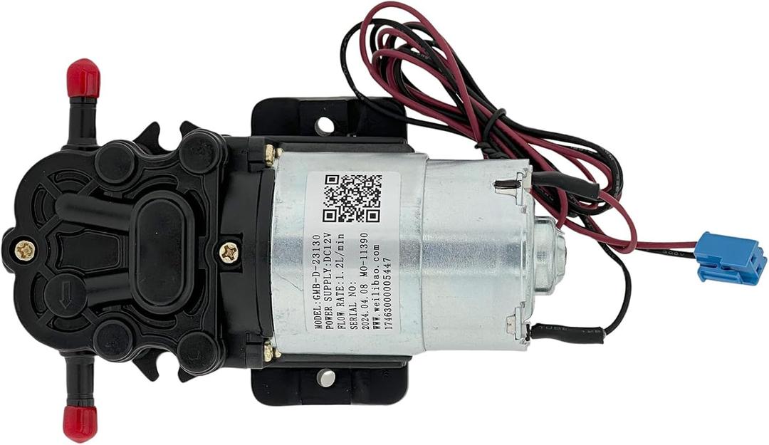 GMB-D-23130 Water Pump DC 12V 1.2L/min Compatible with Avalon, Primo, Brio Bottom Loading Bottled Water Cooler Dispenser