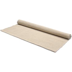 JE JOUE Montessori Materials Children Playing Mat Pure Cotton Working Rug for Toddlers (27"43", Beige) (Rice White-)