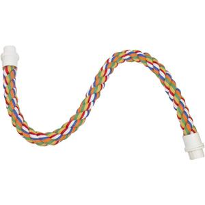 34 Inch Flex Rope (Large) - Bendable Fun Climbing Perch Cage Accessory Toy - Sugar Gliders, Squirrels, Degus, Marmosets, Monkeys, Parrots, Birds, Rats & Other Small Animals