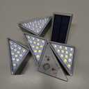 VOLISUN Solar Stair Lights 6 Pack, Solar Step Lights Waterproof IP67, Outdoor Step Light with 13 LEDs, Outdoor Lighting Decor for Yard Stair, Patio, Front Step, Front Porch and Deck(Cool White)