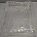 Yulejo 2 Pcs Stackable Acrylic Desk Organizers Paper Tray Storage Tier Accessories Paper File Office Organizer Tray Stackable Document Clear Desk Accessories for Office Workspace Organization