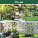 Metal Trellis Outdoor 70.8" x 19.5" - 4 Pack, Trellis for Climbing Plants Outdoor, Rustproof Metal Garden Trellis for Vine Cucumbers, Vegetables, Flower Support