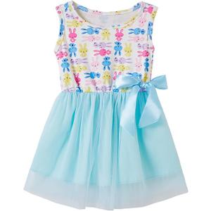 Girls Sleeveless Dress Toddler Bunny Tutu Sundress Casual Party Dresses 130
