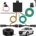 Nilight 4 Pin Trailer Wiring Harness Kit 56120 Vehicle Connect Plug OEM Compatible Custom for 2011 2012 2013 2014 Ford Edge Limited SE SEL Sport Simple Fit Tow Hitch Accessories