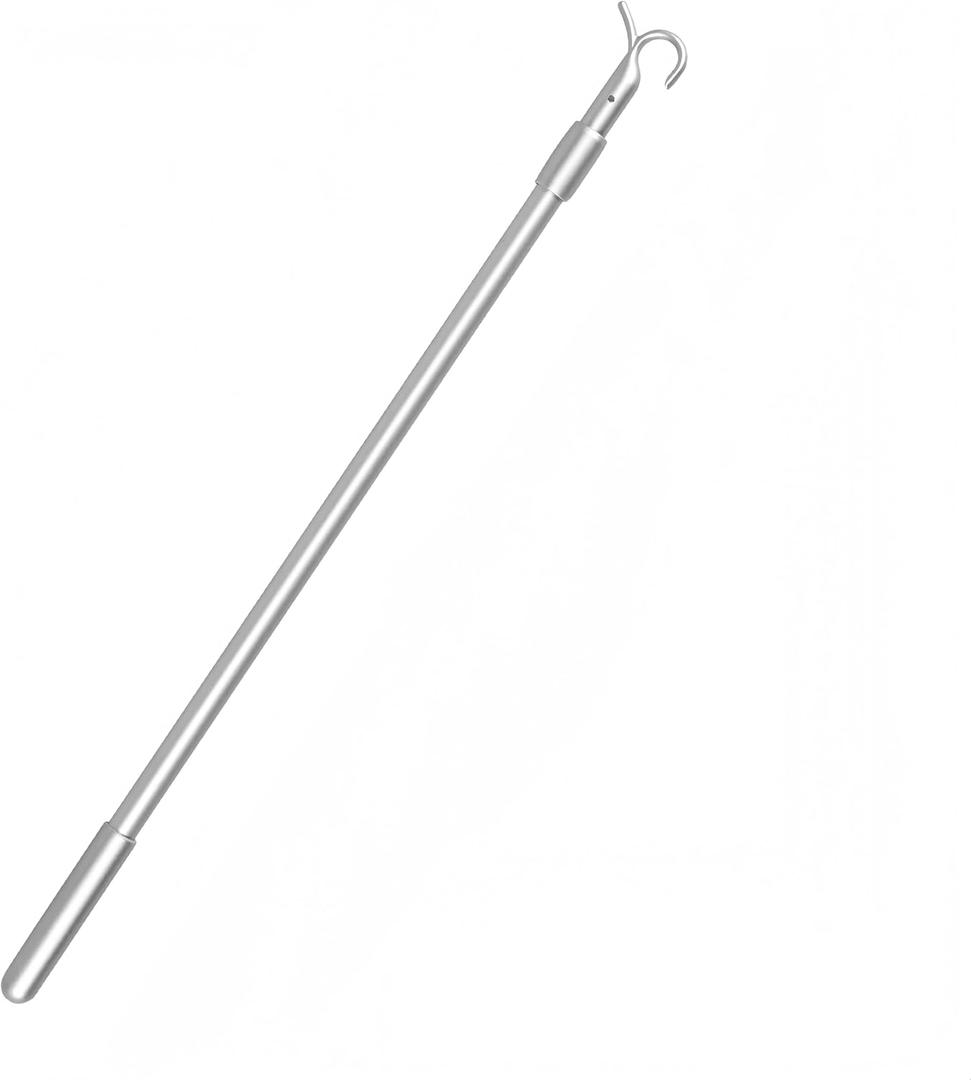 Aluminum Draw Rod for Cordless Blinds,Push Pull Rod Blind Wand Curtain Pull Rod Opener for Skylight Blinds,Roller Shades