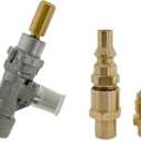 Gas Control Valve and RV Quick Connect Conversion Kit for Weber Q Series & Baby Q Series Grills