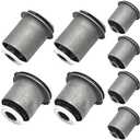 48632-34010 8Pcs Front Upper and Lower Control Arm Bushing Kit, Replacement for Toyota Sequoia 2001-2007, Replacement for Toyota Tundra 2000-2006, Replaces 48654-34010 48655-34010