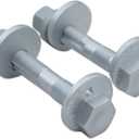 Set of 2 Camber Adjustment Eccentric Bolts Suspension Control Arm Cam Adjustment Nut Kit fits for Toyota RAV4 2010-2018 Replaces OE 4840942030