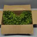20 Inch Boxwood Front Door Wreaths, Spring and Summer Outdoor Wreath for Front Door, All Seasons Artificial Green Wreath for Farmhouse Wedding Porch Wall All Seasons Indoor Decorations
