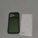 TAURI for iPhone 17 Pro Max Case, Full Camera Protection with Screen Protector, Translucent Matte Military-Grade Protection Shockproof Slim Phone Case for iPhone 17 ProMax, Matte Green