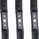 ZT1 50 742-05052A 942-05052A Mower Blades 2-in-1 Blades Replacement for Cub Cadet Troy Bilt MTD Lawn Tractors and RZT Mower S50 XT1 GT50 LT50 XT2 with 50 Inch Deck, 3PCS