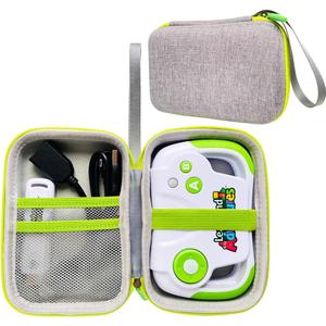 JCHPINE Hard Carrying Case for Leapfrog LeapLand Adventures Learning Video Game, Protective Storage Holder for HDMI Game Stick, USB Power Cable Accessories (Case Only)