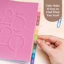 2 x Rileys Academic Planner 2025-2026, Daily, Weekly & Monthly Planner, July 2025 - June 2026, Student Notes Pages, Twin-Wire Binding, Weekly Agenda for School & Work (8 x 6-Inches, Pink, Deco)