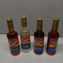 Torani Flavored Drink Syrup Soda Shop Variety Pack, Raspberry, Peach, Vanilla & Strawberry, 25.4 fl oz (Set of 4) (BBD - 10/09/27 & 09/30/27)