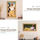 GULETHUN 12x24 Gold Picture Frame - Rustic Modern Photo Frame for Wall Decor, Vintage Poster Display Horizontal/Vertical