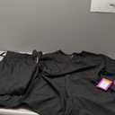 YOGAFLEX Soft & Stretchy Scrub Set for Women. Regular & PETITE. 2-Pocket Top and 5 Pocket Pants. Modern Fit. (XX-Large, Black)