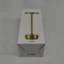 Cordless Table Lamp, LED Rechargeable Table Light with 3 Temp Settings, Stepless Dimming, 5000mAh Battery, USB-C, Memory, Aluminum Alloy, for Home, Patio, Restaurant, Outdoor. Black