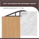 Vinyl Floor Transition Strip Self Adhesive Door Threshold 36 inch, Thresholds 1/2'' ~ 3/5'', Transition Strips for Doorways, Vinyl-Threshold Ramps for Door/Floor(Black Walnut)