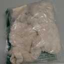 Plush Dog Pajamas for Cold Weather 4 Legged Clothes for Dog Cat Stretchy Puppy Kitten Onesie with Buttons Warm Soft Pet Jumpsuit Winter Coat White Small