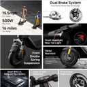 Segway Ninebot E2 Plus II/E2 Pro/E3 Pro Electric Scooter, 15.520 MPH, Long Range, Dual Elastomer Suspension (E3 Pro only), Foldable Adult Scooter, UL 2272 & 2271 Certified