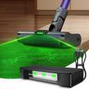 Bekamee Vacuum Dust Display Light, Universal Upgrade Vacuum Accessories, Ultra-Wide Angle to Reveal Hidden Dust & Pet Hair, Upgrade Your Cleaning (USB-C Rechargeable)