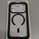 Miracase Magnetic for iPhone 17 Pro Case 6.3" [Compatible with MagSafe] Full-Body Phone Case with Built-in Glass Screen Protector & Camera Control,Drop Proof iPhone 17 Pro Cover, Black