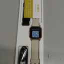 RUIMEN Smart Watches for Women Men (Answer/Make Calls, 2 Bands Included), 1.8" Smartwatch for iOS/Android Phones, Fitness Tracker Heart Rate/Sleep Monitor Digital Watch Waterproof Milky White