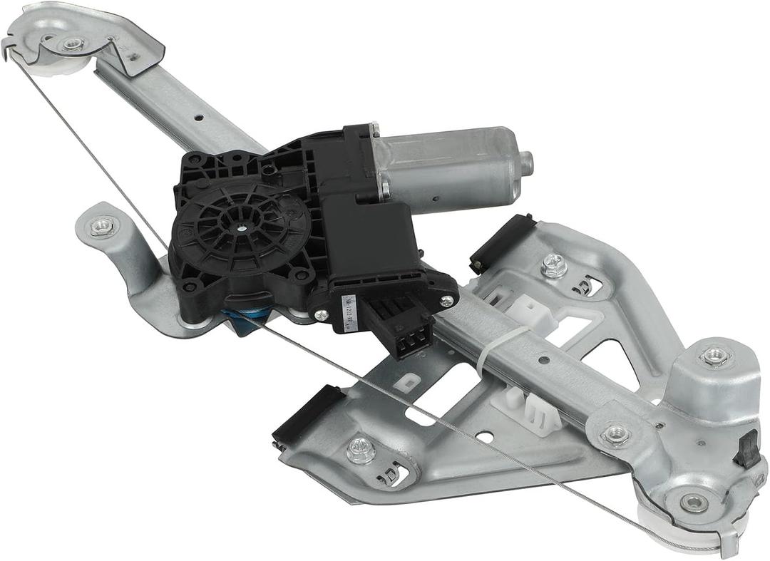 FINDAUTO 748-275 Power Window Regulator fit for 2005-2011 for Cadillac STS | Rear Right Power Window Regulator With 6 pins Motor Assembly,748-275