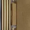 Heavy Duty Curtain Rods for Windows 66 to 120 Inch, 1 Inch Gold Curtain Rod, Adjustable Decorative Long Curtain Rods with Easy Installation and Modern Design (A2,Gold,30"-120")