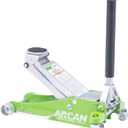 ARCAN 3-Ton Hybrid Aluminum and Steel Low Profile Floor Jack with Dual Pump Pistons, Reinforced Lift Arm, Rubber Saddle Protection, and Side Carry Handle, Model A20004