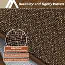 COSY HOMEER Hallway Runner Rug 2'7"x10' Brown