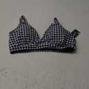 Blooming Jelly Women's High Waisted Bikini Sets Tummy Control Swim Skirt One Piece Swim Suit 2025 Retro Swimsuit(Black White Plaid,Large), Sirt not included