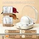 Hat Steamer, Hat Shaper Machine, Automatic Cap Cleaner, Steam Ironing and Quick Drying for All Styles Sports Caps